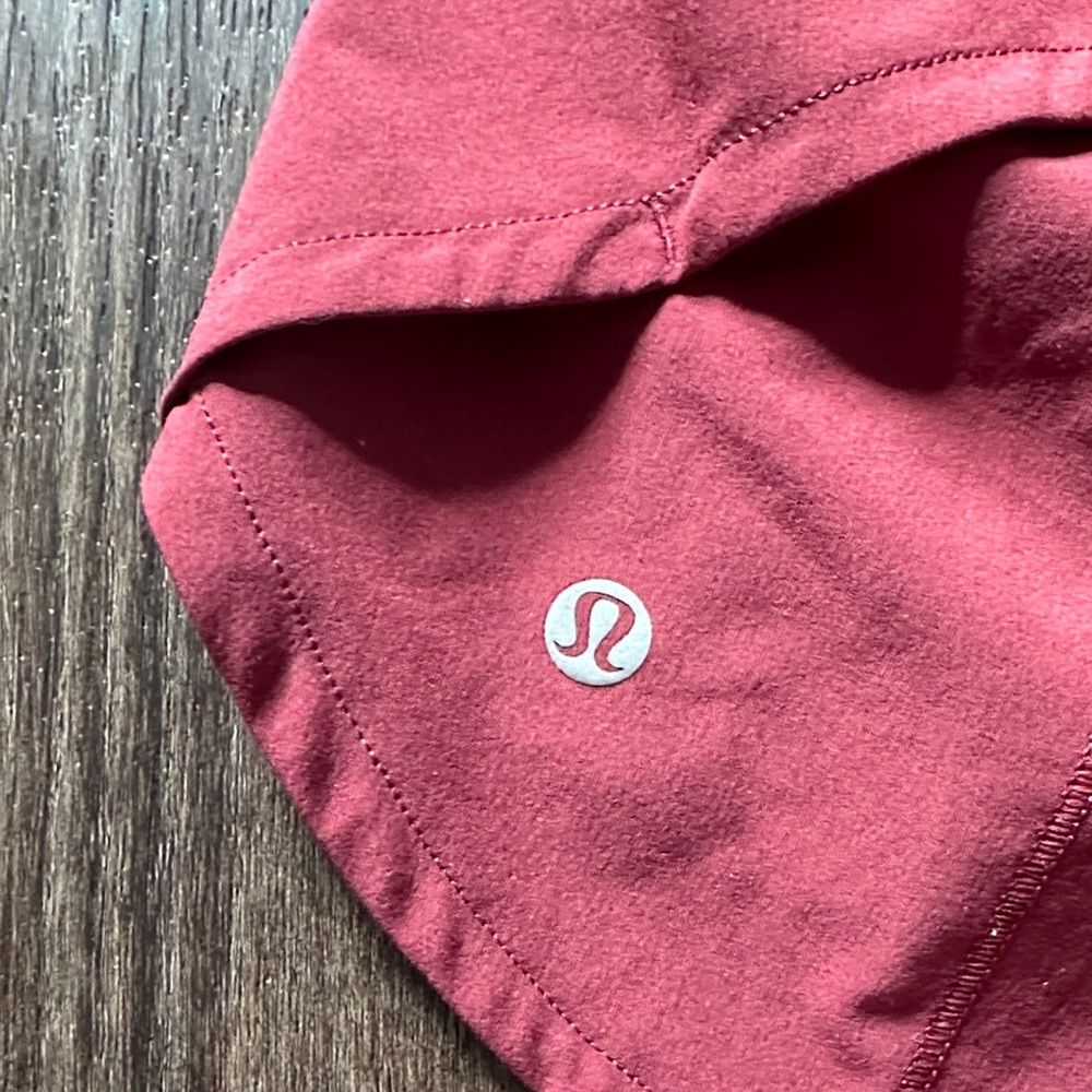 Lululemon Athletica Maroon Athletic Shorts - Picture 3 of 6